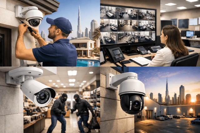 CCTV installation services in Dubai