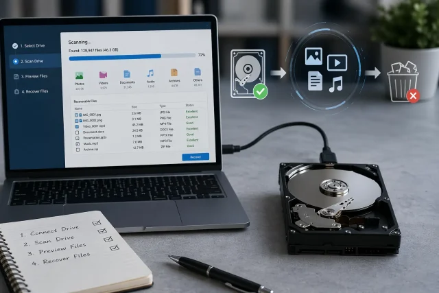 How to Recover Lost Data from a Hard Drive Complete Guide to HDD & SSD Recovery Solutions 